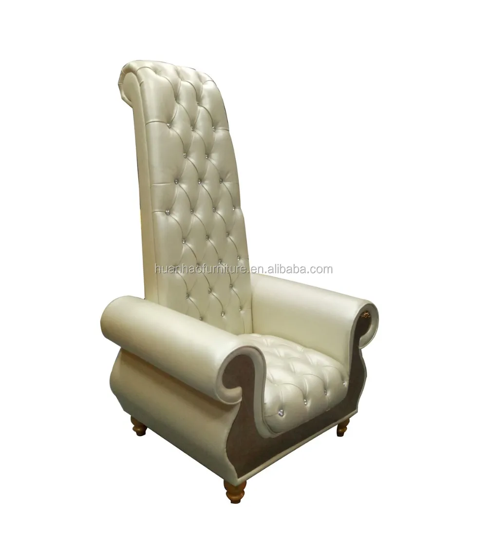Wholesale Wedding Luxurious High Back Throne King And Queen Chairs