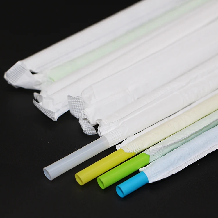 Eco Friendly Corn Starch Pla Compostable Wheat Straws Biodegradable