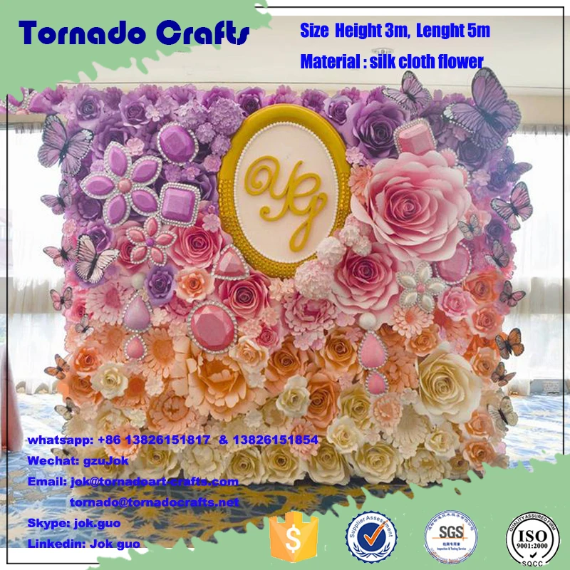 Large Paper Flowers Backdrop Giant Paper Flowers Backdrop Paper Flower Wedding Decor Buy Paper Flowers Wedding Wall Decorations Wedding Stage