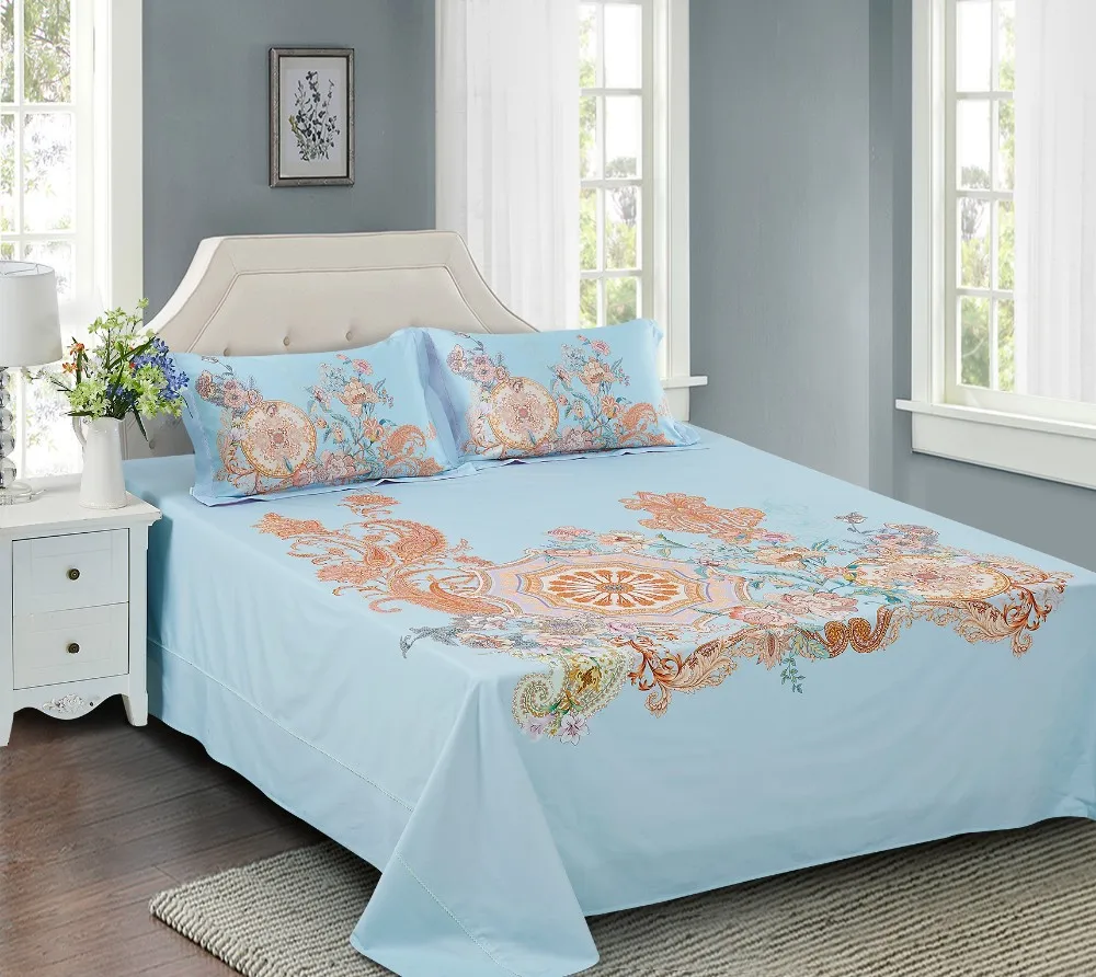 Digital Girl Bedding Printing Sheet Set 100 Cotton Comforter Set