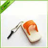 cute slipper shaped earphone headphone phone dust plug