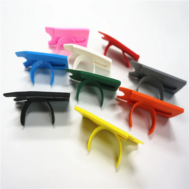 Customized Cell Phone Wallet Silicone Credit Card Holder With Adhesive