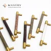 China Manufacturing Wholesale Special Leather Cabinet Handles and Knobs Brass Pull Handles Replacement Door Knobs