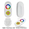 LED RGB touch panel controller with 2.4Ghz RF remote;DC12-24V input;4A*3 channel output