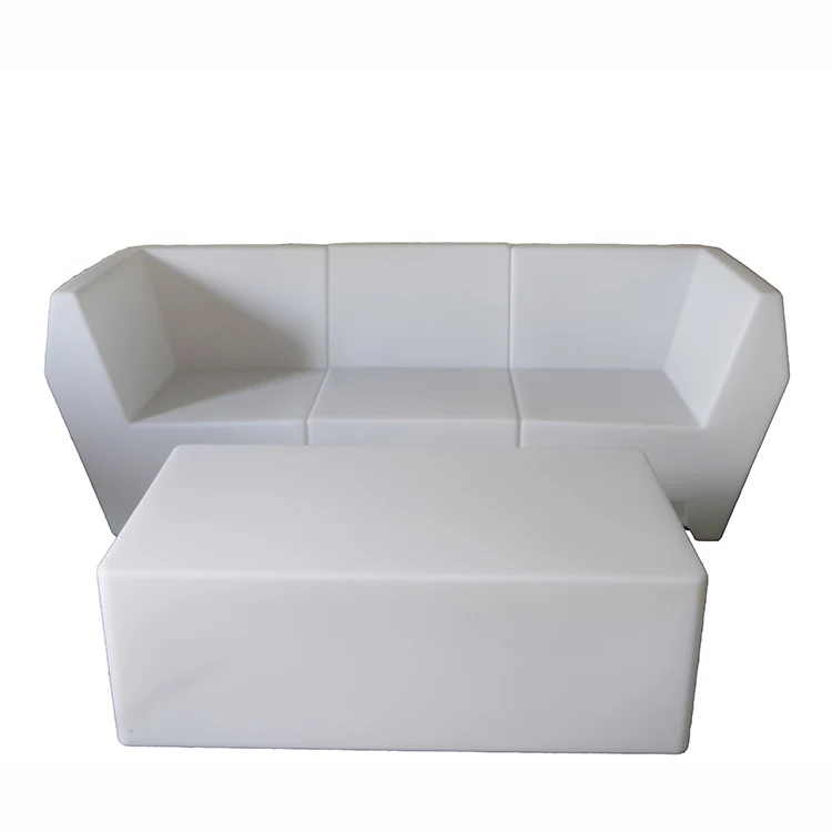 illuminated sofa set white