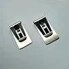 Wholesale Polished Stainless Steel Blank Silver Gold Dollar Money clips Cash holder