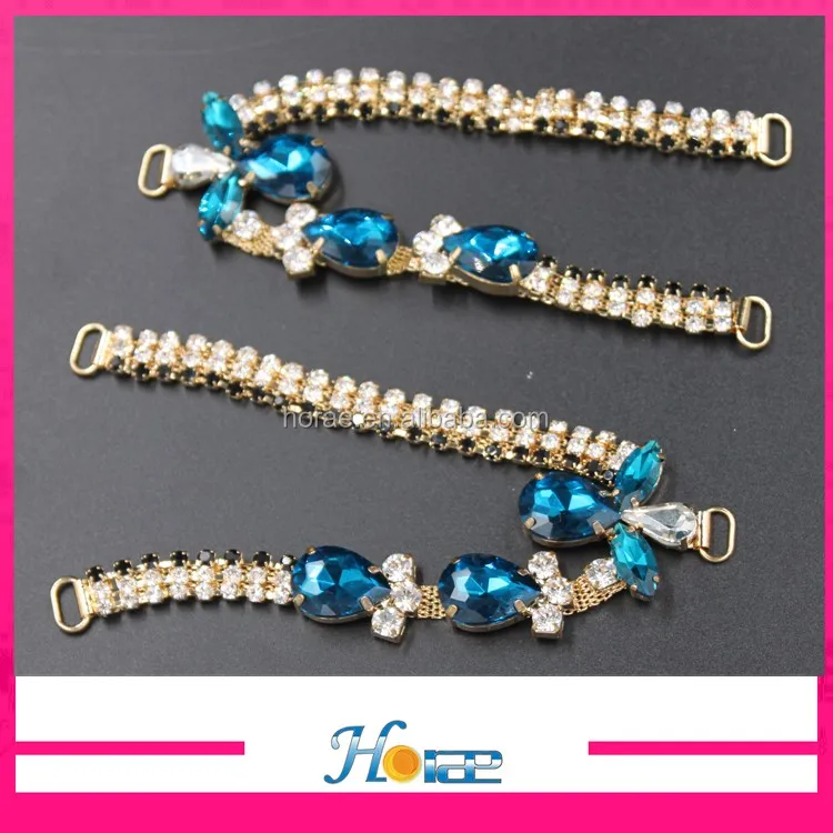 High Quality Lady Sandal Decoration Rhinestone Crystal Jewelry Shoe