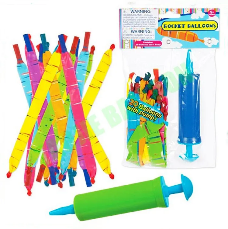 rocket balloons