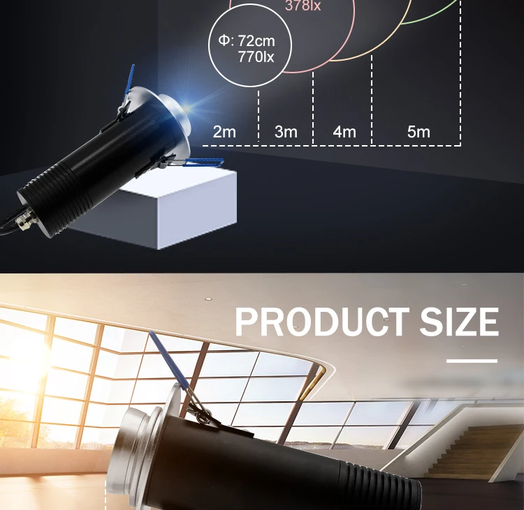  indoor recessed 10w lights store logo gobo projector for sale