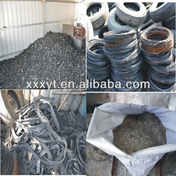 rubber tires cutting machine/waste tire recycling equipment/used tire recycling equipment