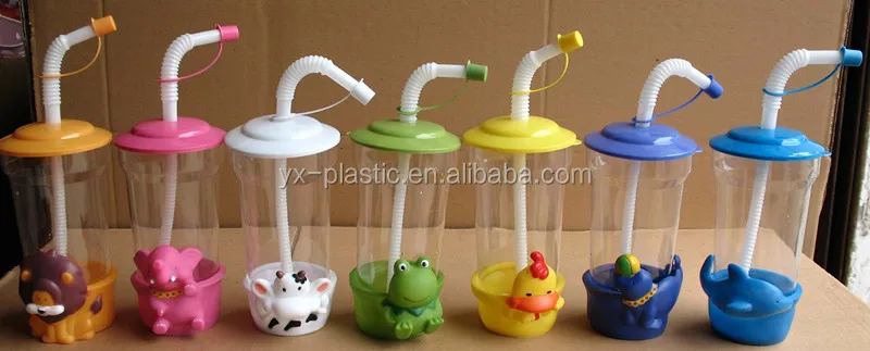 plastic animal cups