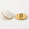 Luxury Brand Supplier Custom Made Epoxy Metal Shank Button For Office Uniform Design