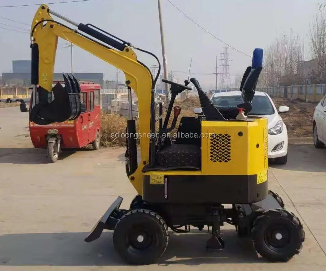 New Design Mini Digger Wheel Excavator For Sale Buy Wheel Digger,Mini