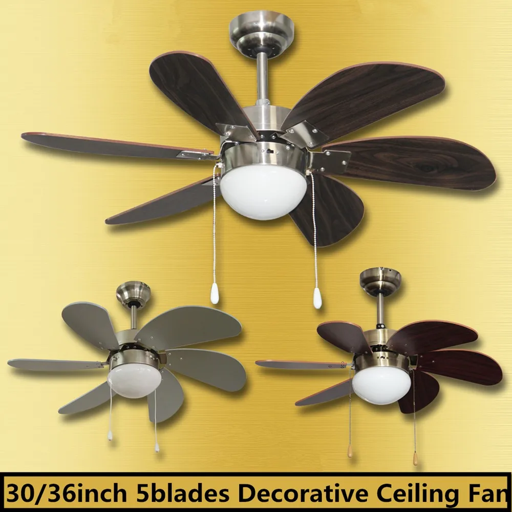 30inch Decorative Ceiling Fan 6 Blades With Light Buy Windmill Fan