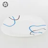 Heat resistant opal glassware dinner set opal glass tableware set plates