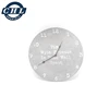 Personalized wall mounted stone clock