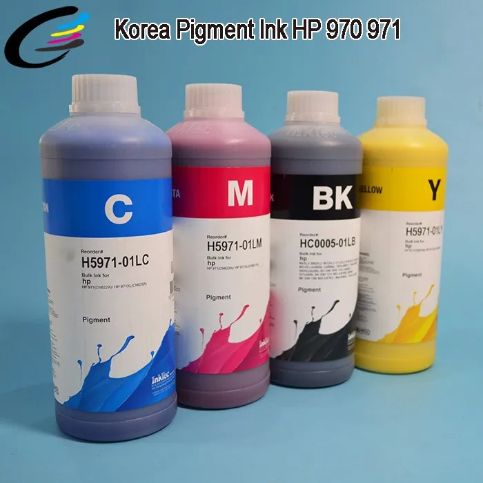 Import From Korea Inktec Waterproof Bulk Ink Pigment Ink For Hp 970 971 ...