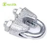 Zhuojiya Manufacturer Hot Dip Galvanized Stay Wire Clamps/ Guy Clips/ Wire Rope Clips