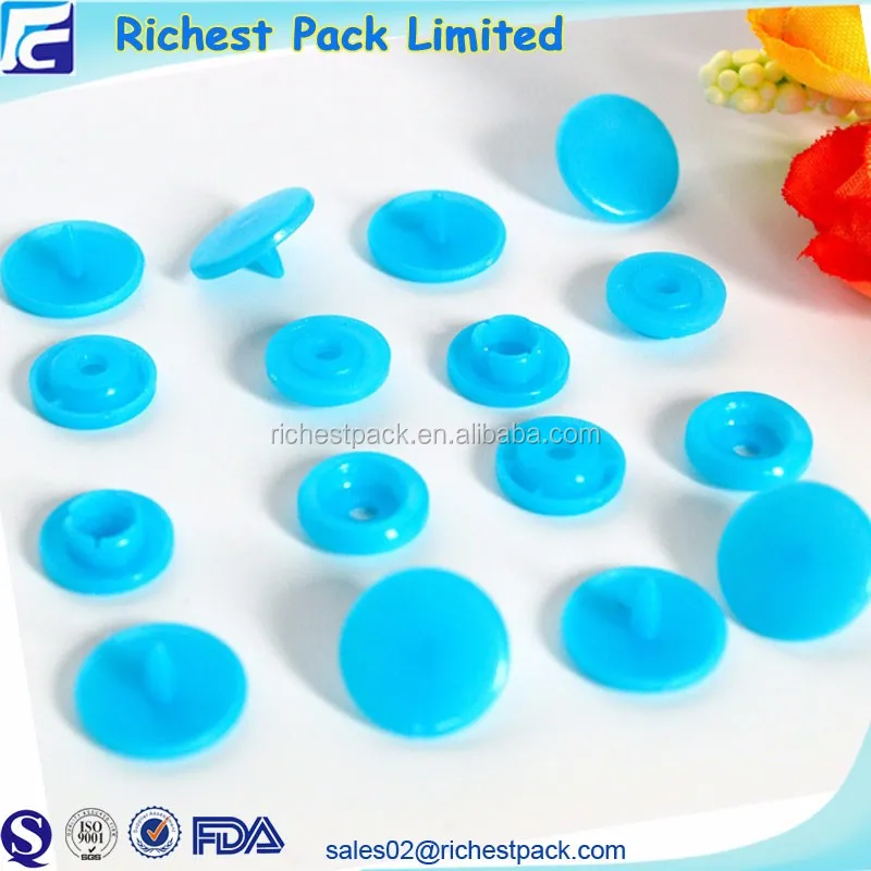 Factory New Colorful 13mm Plastic Snap Button Snap Fastener Button For
