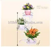 2014 manufacturer iron flower shelf for garden flower wrought iron