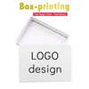 wholesale cheap rectangles small hard cardboard custom gift packaging paper box with lid