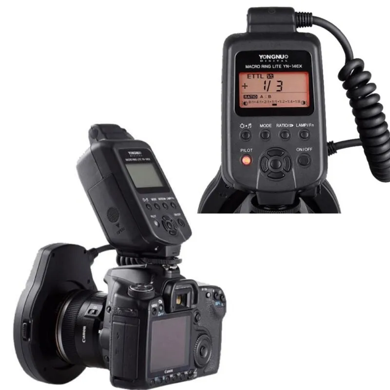 Yongnuo Yn-14ex Yn14ex Ttl Macro Ring Flash With Adapter Ring For Canon