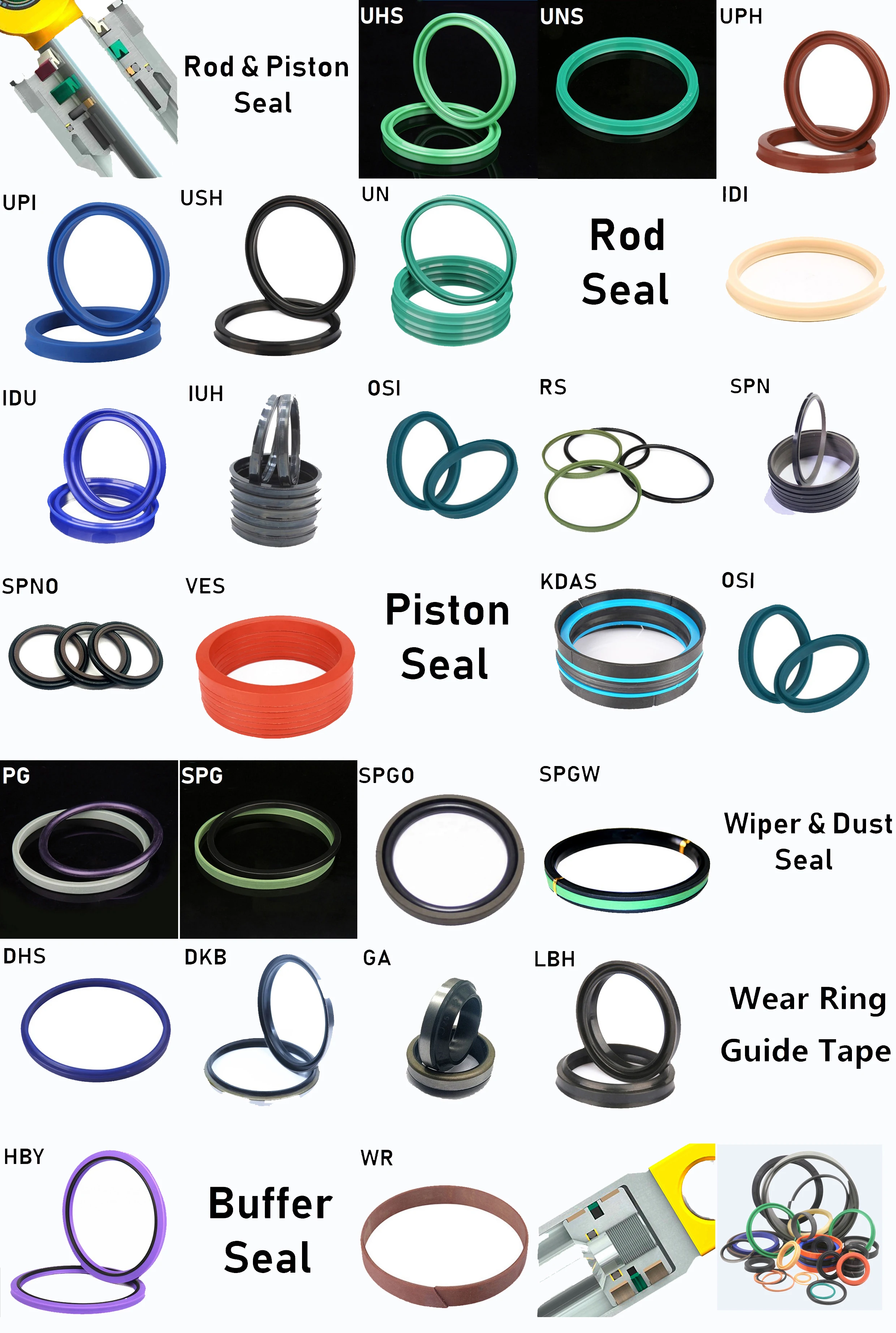 Standard Or Custom Oem Hallite Rod Seal Buy Hallite Rod Seal,Rod Seal