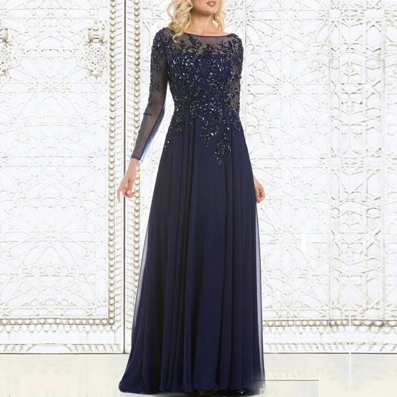 simple gown designs with sleeves
