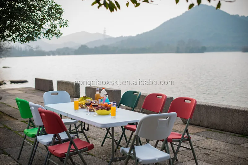 180*76*74cm Plastic Fold Up Table For Events,Heavyduty Dining Table