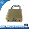 MOK top lock Anti-rust water-proof security brass padlock 50mm model