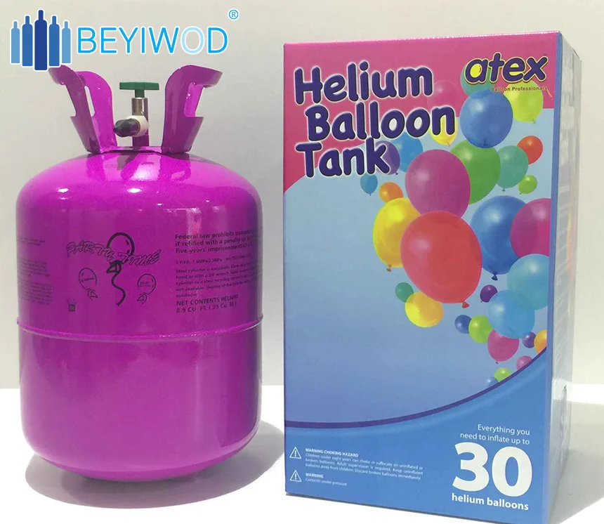 13.4l Disposable Steel Small Helium Cylinder Helium Tank Filled With
