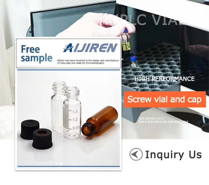 screw vial free sample