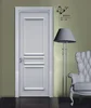 Ivory white European style classical solid wooden door