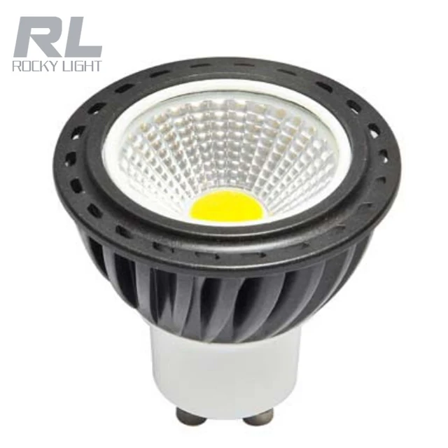 Rocky Lite Hot sales 5W Aluminum led GU10 high quality AC85-265V led spotlight