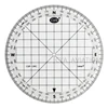 Nautical Miles Pilot Student Plastic Circular Protractor 360 Degree Map Tool Plotter