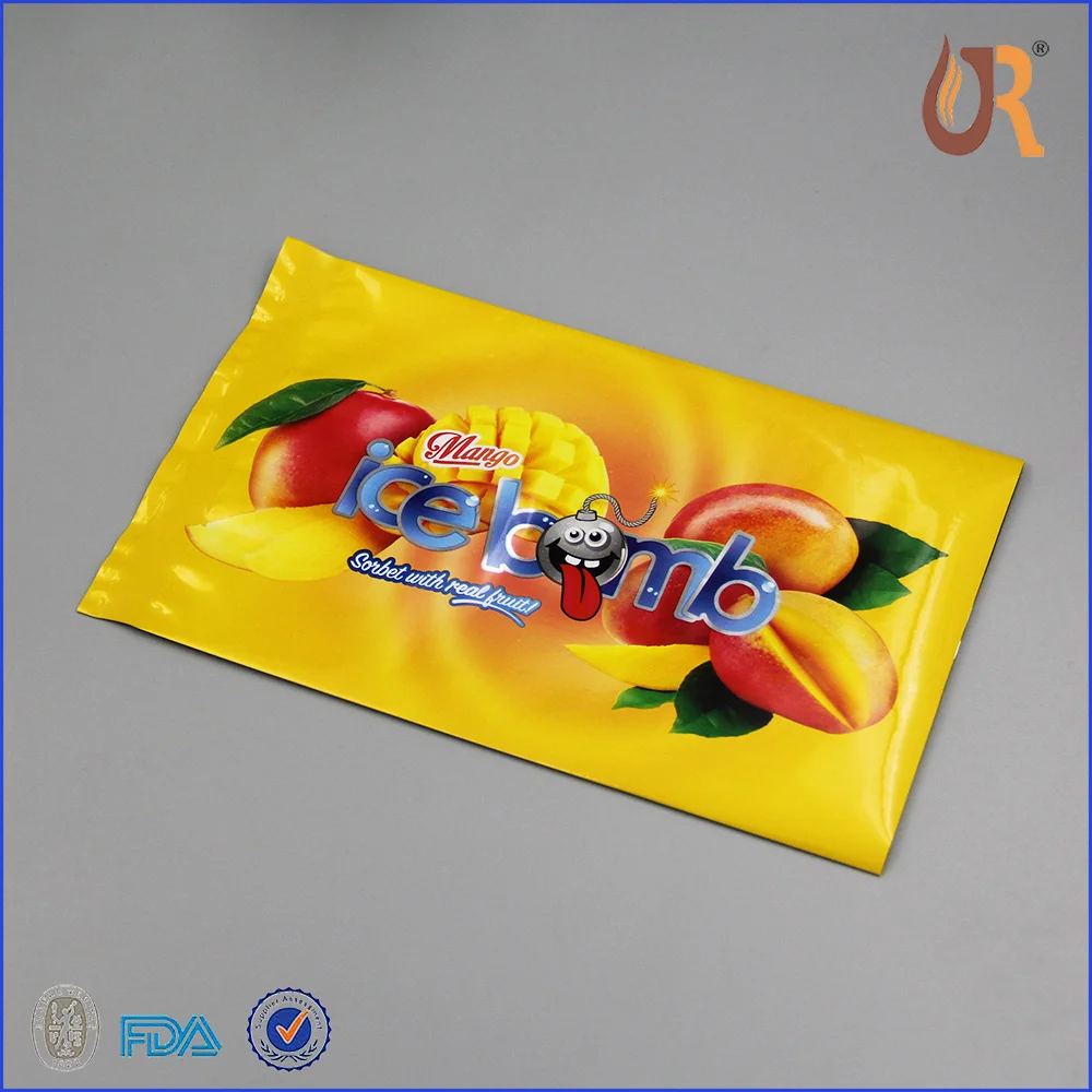 Wholesale Transparent Hand Made Ice Lolly Posicle Ice Pops Ice Candy Plastic Wrapper Packaging