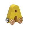 Wooden Toy Trains with Magnets Wooden Train Letters Word Language learning wooden toys car train shape educational preschool