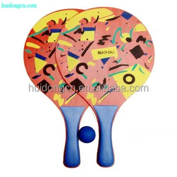 Beach Paddle Ball Set Whole Custom Professional Racket With Beach Paddle Ball Set Whole Custom Professional Racket With Promotional Bat