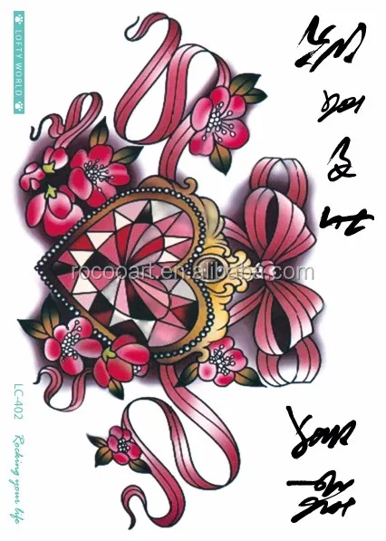 Lc-402/latest Beautiful Big Temporary Flower Tattoo Designs On Chest - Buy  Big Chest Tattoo,Big Flower Tattoo,Temporary Tattoos Sticker Flower Product  on 
