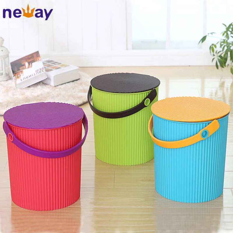 plastic storage bucket