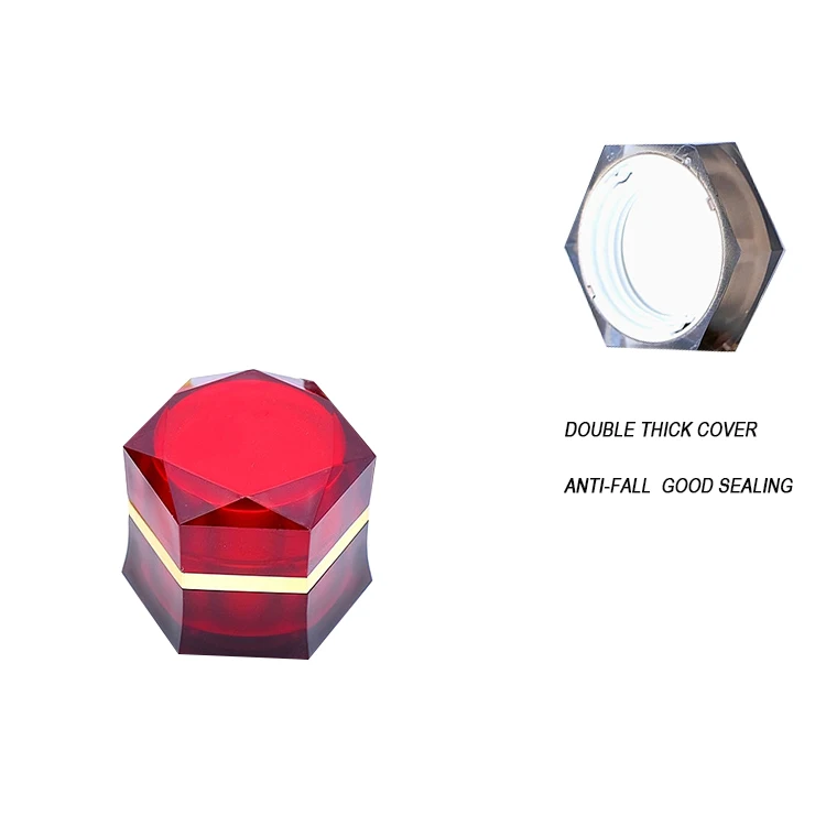 Custom Size 100ml Acrylic Plastic Jar Cosmetic Frosted Jar 5 Gram