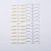 Professional Nail Art 120tips Artificial Nail Tips False Nail Manicure Color Chart Display 5 Sheets / Bags