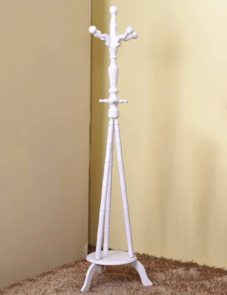 modern white coat stand