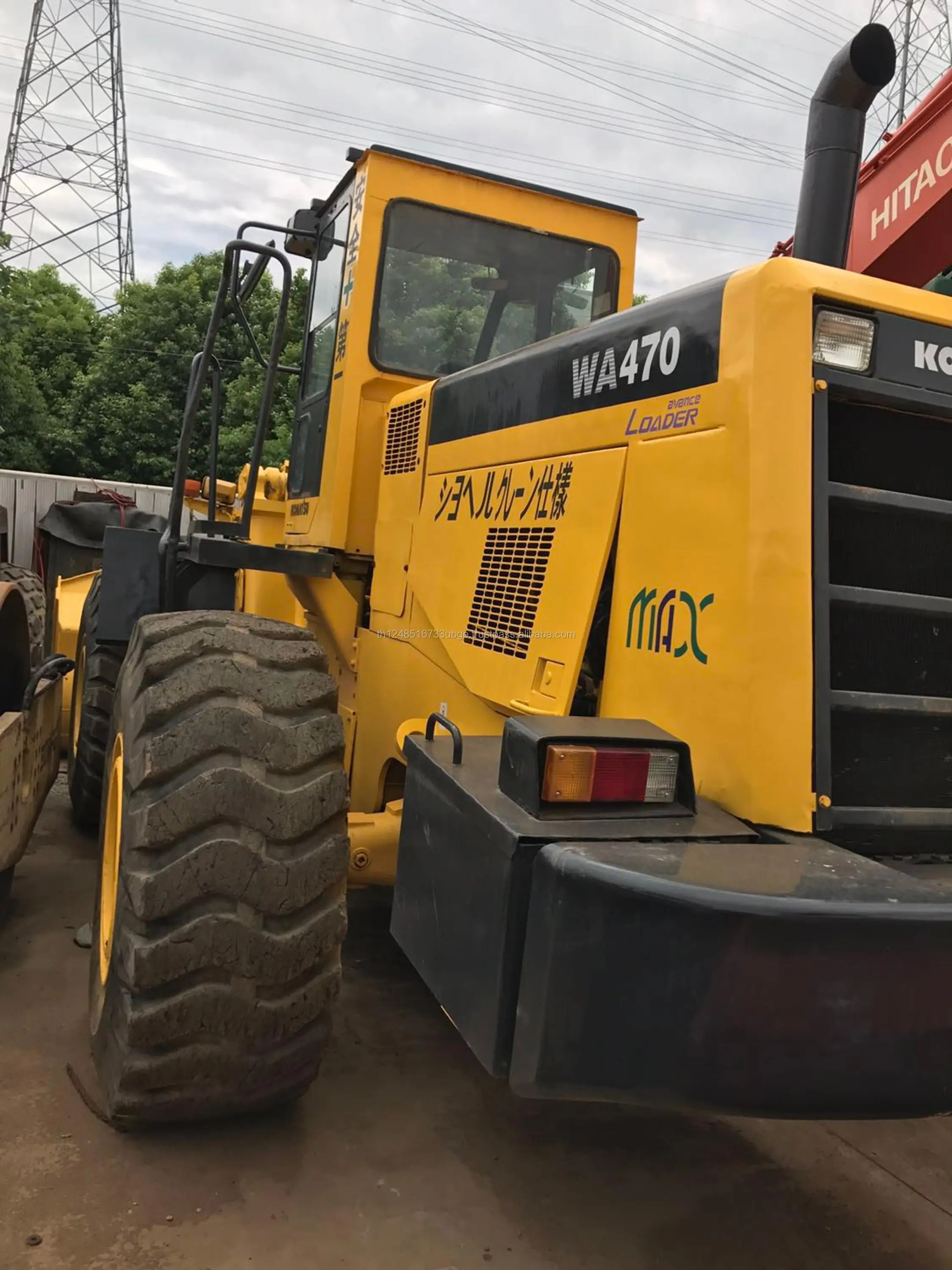 二手小松 wa470 轮式装载机,上海小松 wa470 装载机
