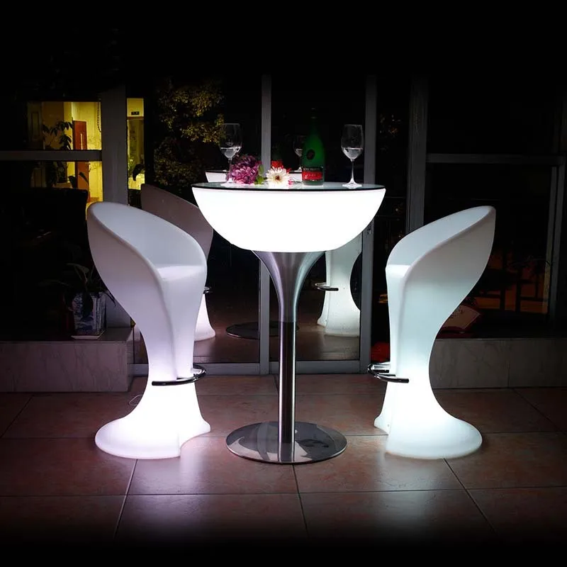 led light table bar