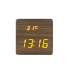 Wooden Led Alarm clock Table Declaration