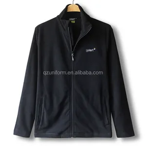 Winter Outdoor Working Uniform Black Zip Front Fleece Jackets Men Winter Outdoor Working Uniform Black Zip Front Fleece Jackets Men