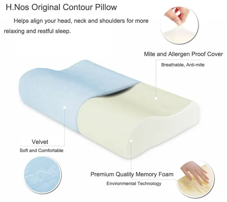 Wholesale Pillows Memory Foam Bed Orthopedic Pillows - Buy Memory Foam ...