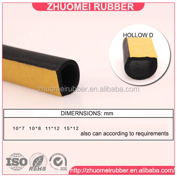 Perfil De Goma De Esponja D Para Sellado De Armario Eléctrico - Buy