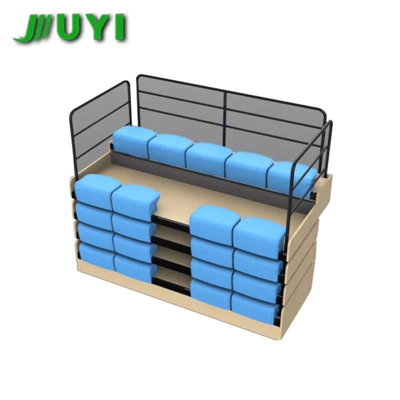 Jy 750 Soccer Portable Stadium Retractable Bleacher Aluminium